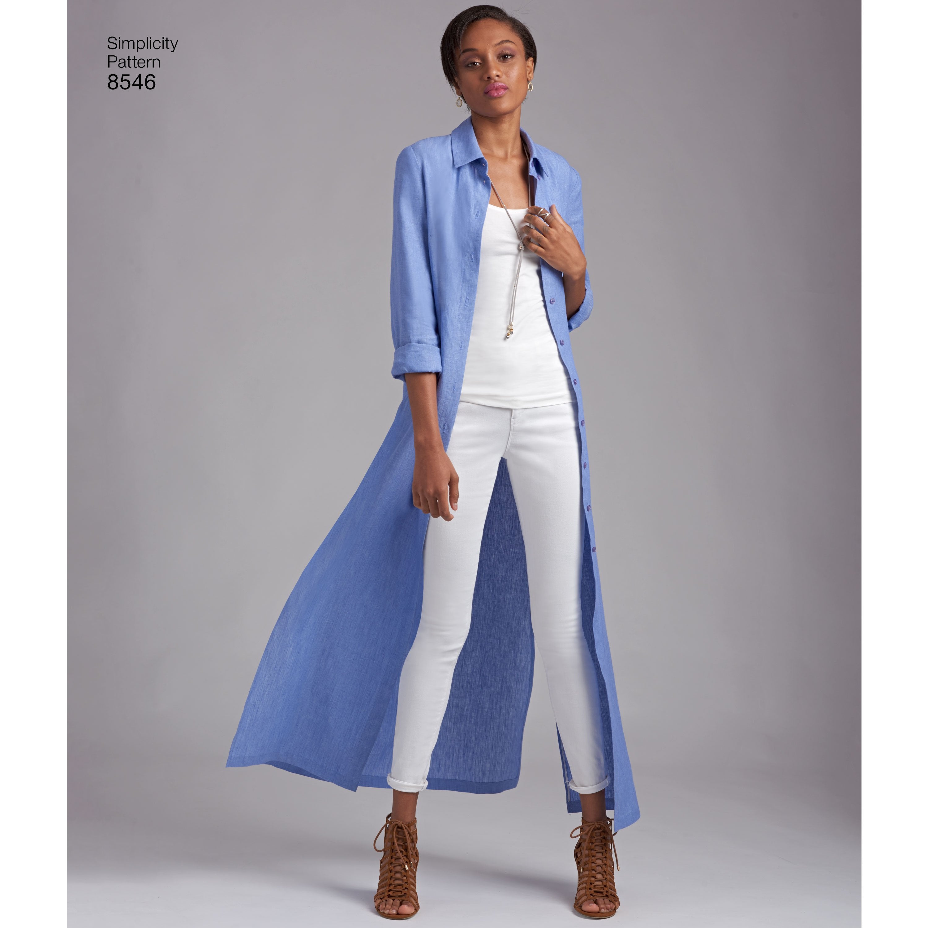 Simplicity Pattern 8546 shirt dress — jaycotts.co.uk Sewing Supplies