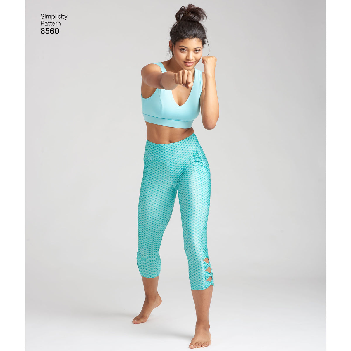 S9620, Misses' and Women's Knit Sports Bra, Leggings and Bike Shorts by  Madalynne Intimates