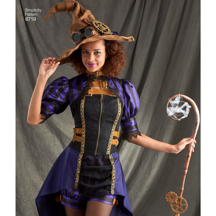 Simplicity Pattern 8719 steampunk-costumes from Jaycotts Sewing Supplies