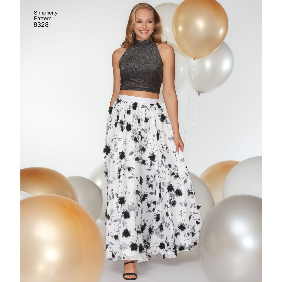 Simplicity Pattern 8328 misses special occasions dress from Jaycotts Sewing Supplies