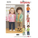 Simplicity Pattern 8576 Unisex doll clothes from Jaycotts Sewing Supplies