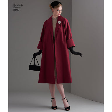 Simplicity Pattern 8509 misses vintage coat or jacket from Jaycotts Sewing Supplies