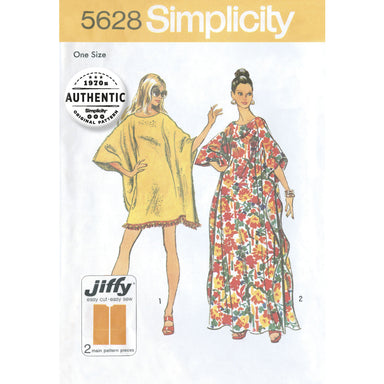Simplicity Pattern 5628  Women's caftan in two lengths. from Jaycotts Sewing Supplies
