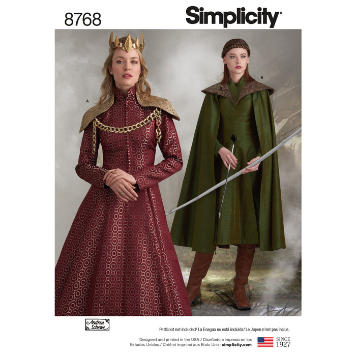 Simplicity Pattern 8768  classic costumes from Jaycotts Sewing Supplies