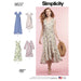 Simplicity Pattern 8637 wrap dresses. from Jaycotts Sewing Supplies