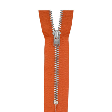 YKK Silver Tooth Trouser Zip | Tangerine from Jaycotts Sewing Supplies