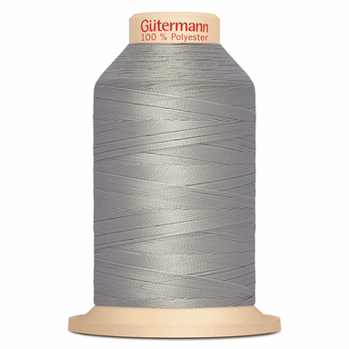 Grey Gutermann Overlock Thread, TERA 180, 2000m from Jaycotts Sewing Supplies