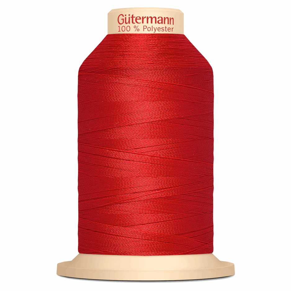Red Gütermann Overlock Thread - TERA 180 | 2000m from Jaycotts Sewing Supplies