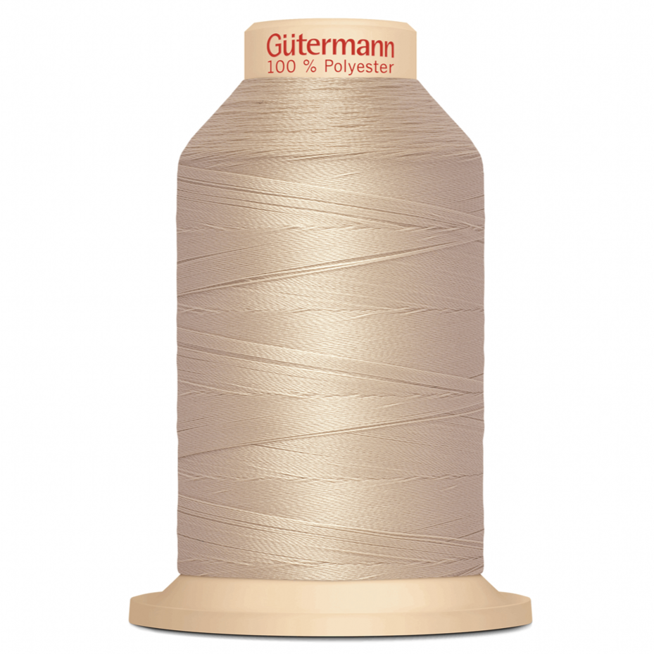 Beige Gutermann Overlock Thread, TERA 180, 2000m from Jaycotts Sewing Supplies