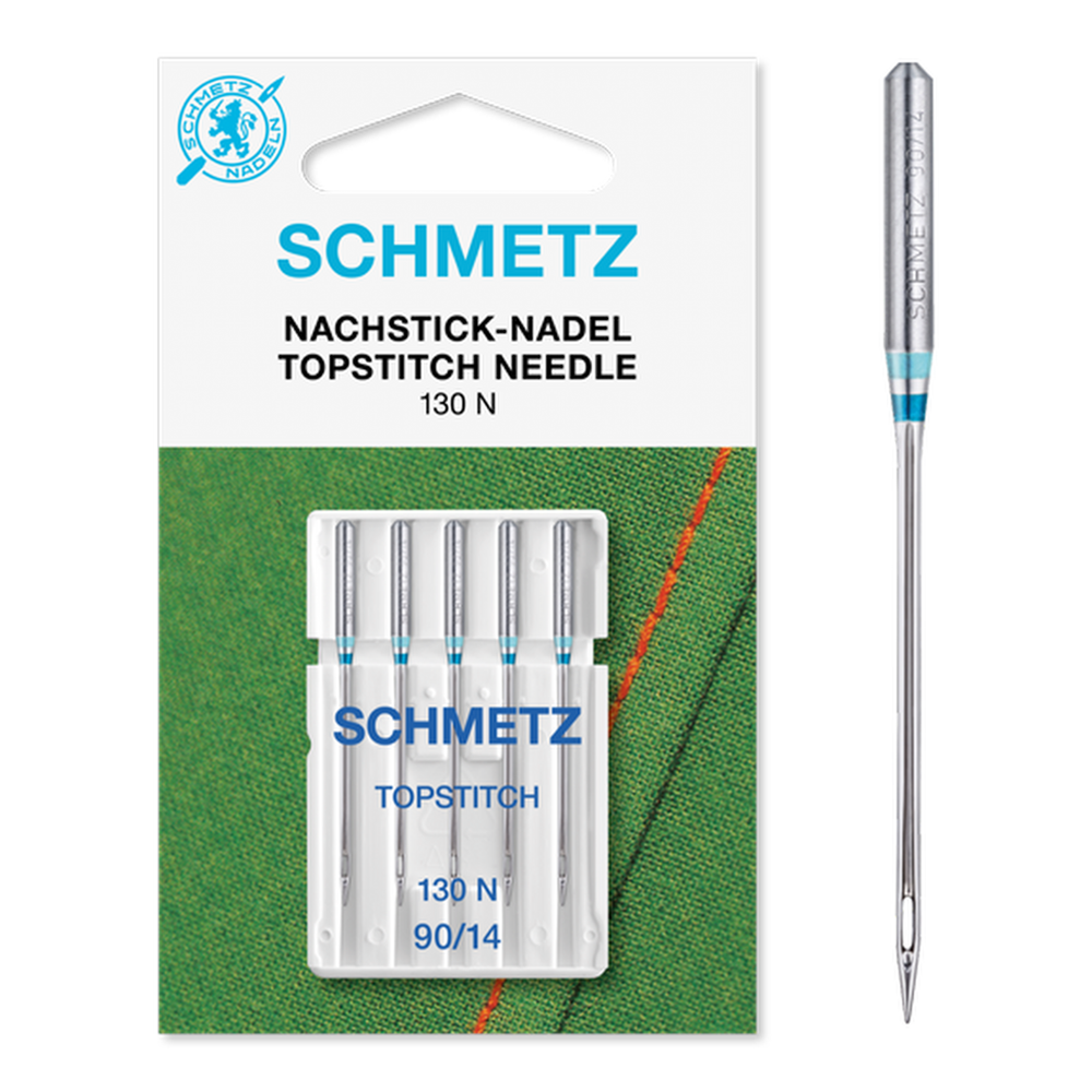 Schmetz Topstitch Needles, Pack of 5 from Jaycotts Sewing Supplies