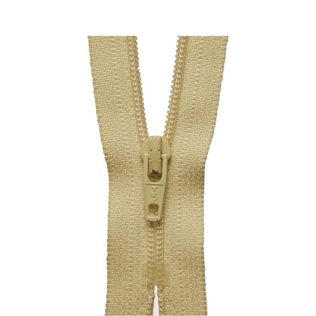 YKK Regular Zip, Honey colour from Jaycotts Sewing Supplies