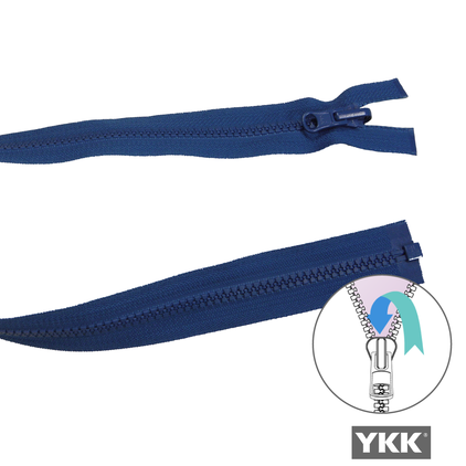 Reversible Open End Zip SAXE BLUE from Jaycotts Sewing Supplies