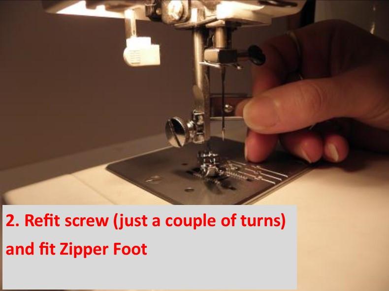 Janome Adjustable Zipper and Piping Foot from Jaycotts Sewing Supplies