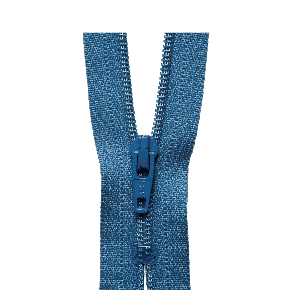 YKK Regular Zip - Slate Blue from Jaycotts Sewing Supplies
