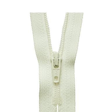 YKK Regular Zip - Ivory from Jaycotts Sewing Supplies